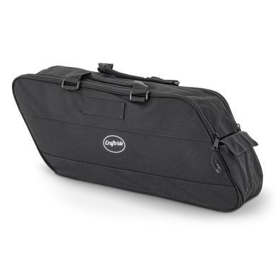 Комплект: Внутрішні сумки Harley Davidson Touring 94-25 Craftride BG1 (пара) + чохол для мотоцикла Craftride XXXL Outdoor брезент чорного кольору