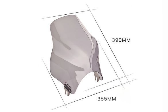 Ветровое стекло Top Puig для KAWASAKI W650 1996-2006 дымчастого цвета 1309H