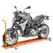 Маневренная телжка для Kawasaki Z 800 / e / Z 650 ConStands Smart-Mover оранжевая с упором для колеса