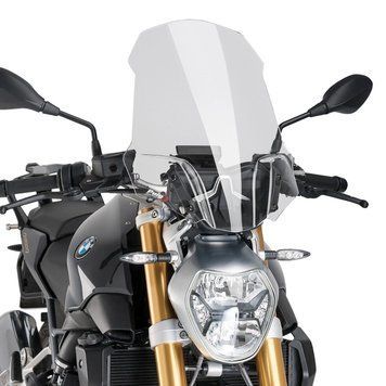 Лобовое стекло совместимо с BMW R1200R 15-18 Puig 8165W New Generation Touring, прозрачное