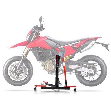 Центральна підставка Power-Evo ConStands, сумісна з Ducati Hypermotard 698 Mono/RVE 24-25, червона