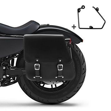 Кофр + тримач Harley Sportster Forty-Eight 48 16-20 лівий 28л Craftride