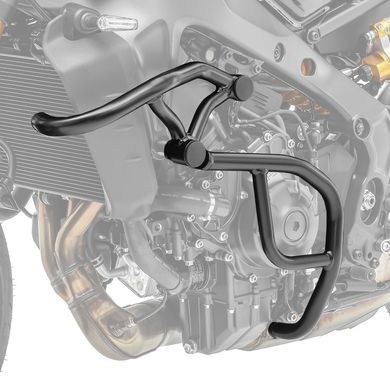 Комплект захисних дуг для Yamaha MT-09 21-25 верхній та нижній Motoguard X21 чорний