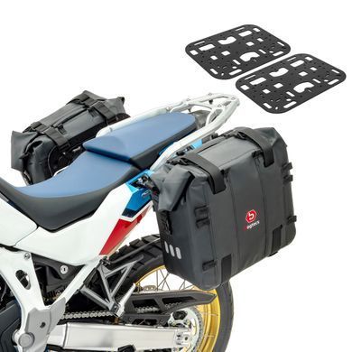 Боковые сумки + монтажная пластина, совместимы с Triumph Tiger 800 XC / XR, Bagtecs XA32
