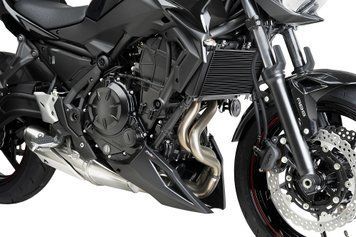 Спойлер двигуна Puig для KAWASAKI Z650 2020-2026 матово-чорного кольору 22531J