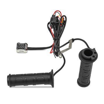 Рукоятки з підігрівом, сумісні з кермом Honda Transalp XL 700/650/600 V Tourtecs GH1 22 мм, чорні.
