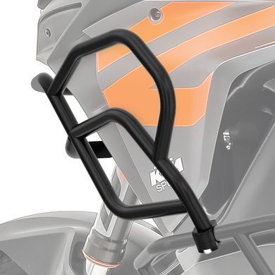 Защитная дуга X21, верхняя часть для KTM 1290 Super Adventure R / S 17-22, черная