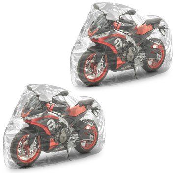 2 чохли для мотоцикла Moto Guard XL, прозорі