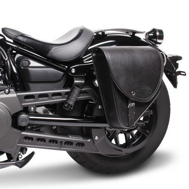 Бічна сумка сумісна з Indian Scout/Bobber, Craftride Indiana, 10 л, ліва, чорна