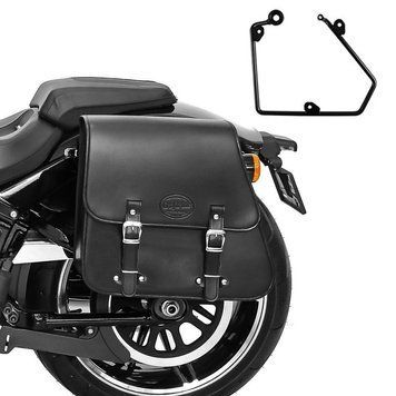Кофр + тримач Harley Sportster 883 Iron 16-20 лівий 28л Craftride