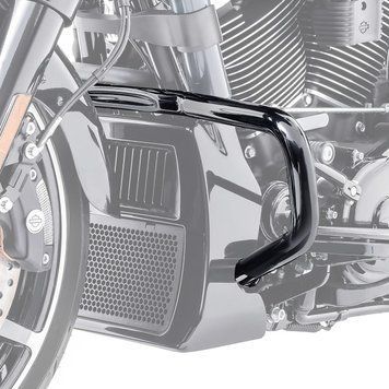 Захист двигуна для мотоцикла Harley Davidson Road King Special 17-25, Craftride CH4 чорного кольору.