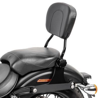 Спинка Harley Dyna Street Bob 06-17 Craftride Fast Driver-M Flex з багажною полицею чорного кольору
