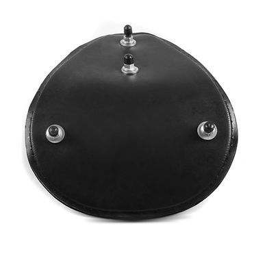 Одиночне сидіння для мотоциклів Bobber Craftride із опорною пластиною чорного кольору