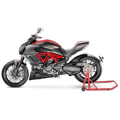 Комплект підкатів для мотоцикла Ducati Diavel V4 23-25, задня та передня підставки CLR-DPLS