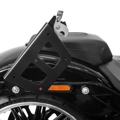 Набор опорных кронштейнов для седельной сумки подходит для Harley Davidson Softail Street Bob 18-25, снимаемой Craftride QL.