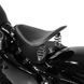 Одиночне сидіння для мотоциклів Bobber Craftride із опорною пластиною чорного кольору