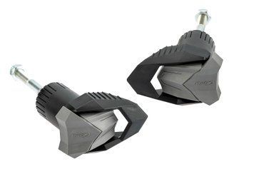 Слайдери на раму R19 Puig для HONDA CB600F HORNET 1998-2006 чорного цвета 1851N