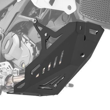 Защита двигателя, совместимая с Ducati Desert X 22-25 Motoguard VX14 черного цвета.