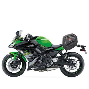 Сумка для мотоцикла Kawasaki Ninja 650/400 Bagtecs X50, 50 л, чорна.