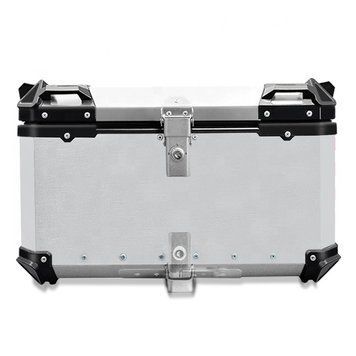Алюминиевый центральный кофр для Yamaha Tenere 700 Aluminium Bagtecs XB65 серебристый