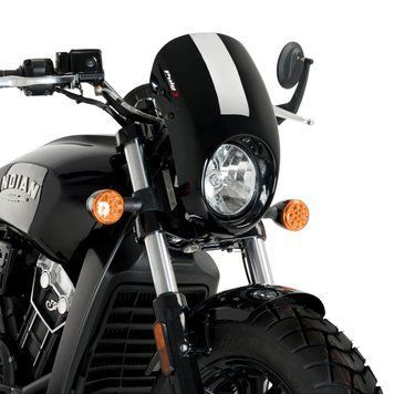 Напівобтічник для Indian Scout Sixty 16-21 Puig Anarchy 21092N чорного кольору