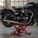 Гидравлический подъемник для мотоциклов ConStands Mid-lift XL, грузоподъемность 500 кг, красный, DPLA2