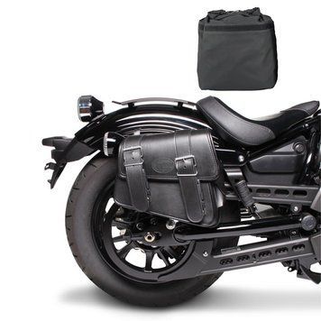 Бічна сумка сумісна з Indian Scout/Bobber/Sixty, Montana, Craftride, 8 л, права, чорна