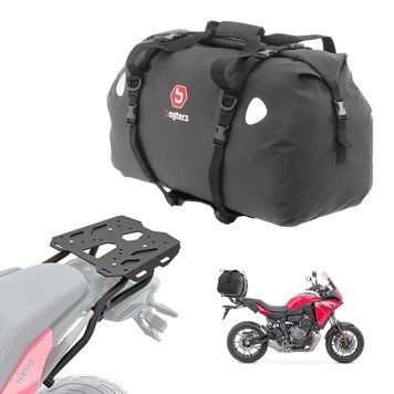 Комплект: багажник+задня сумка 60 л підходить для MT-07 Tracer 700 16-20 XF60 Bagtecs SLP задній багажник