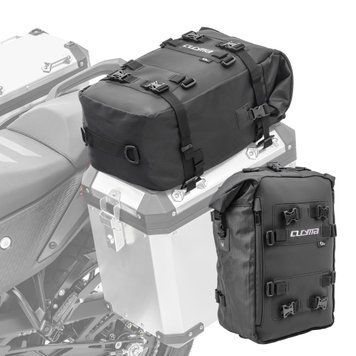2x додаткові сумки для алюмінієвих кофрів Honda Africa Twin CRF 1000 L top case Bagtecs KH2