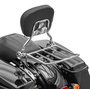Спинка Harley Street Glide Special 15-23 Craftride Fast Driver-L Flex з хромованою багажною полицею