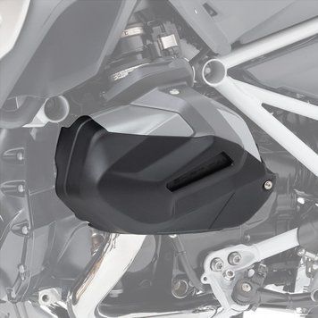 Защита цилиндра, совместимая с BMW R 1250 GS / Adventure 19-23, защита крышки клапана CP30, черная.