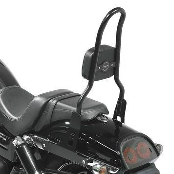 Спинка CSL Fix подходит для мотоциклов Harley Davidson Dyna Fat Bob 10-17, черная, Craftride.