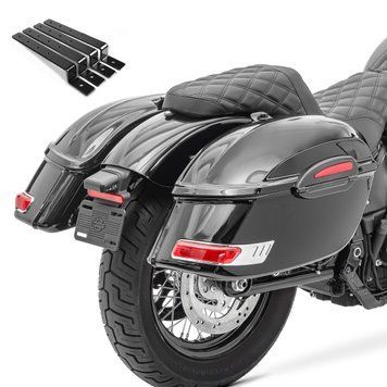 Комплект боковых кофров Harley Sportster 1200 Roadster Craftride Delaware 33Ltr с монтажным комплектом черный