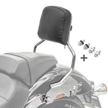 Спинка пасажира, сумісна з мотоциклами Harley Davidson Softail/Sport Glide 18-25, знімна, з комплектом кріплення R1 Craftride