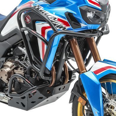 Комплект дуг верхней нижней XL + фары на Honda Africa Twin CRF 1000 L 16-19 + сумки Motoguard черный