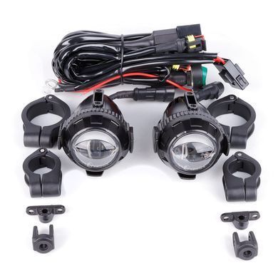 Дополнительные фары с креплением, совместимые с BMW R 1150 GS / Adventure Lumitecs MS1 ECE.