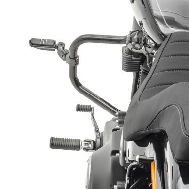 Подножки для мотоцикла Craftride CF11 на 32 мм черного цвета