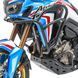 Комплект дуг верхней нижней XL + фары на Honda Africa Twin CRF 1000 L 16-19 + сумки Motoguard черный