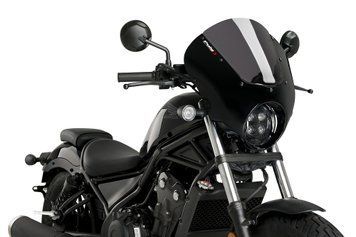 Напівобтічник Dark Night Puig для HONDA CMX 500 REBEL 2020-2024 темно-димчастого кольору 21102F