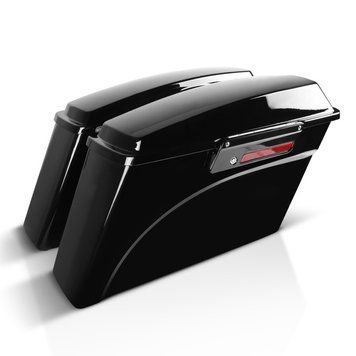 Жесткие кофры подходят для Harley Davidson Street Glide (FLHX) 06-13, Black Latch Craftride