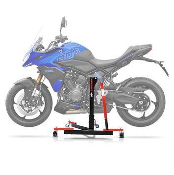 Центральная подставка ConStands Power-Evo, совместимая с Triumph Tiger Sport 800 25-26 красного цвета