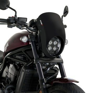 Напівобтічник Honda Rebel 1100 CMX 21-25 Puig Anarchy 21090J матово-чорний