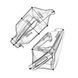 Мотоциклетні щитки для рук / Захисні щитки для керма універсальні Motoguard PG2 чорні