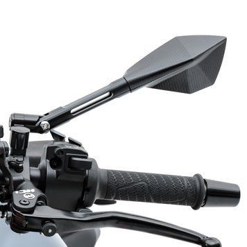 Дзеркало універсальне Yamaha FZ8 / FZ1 Zaddox CNC Велике чорне