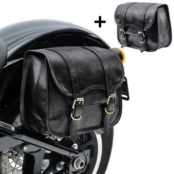 Сідельні сумки сумісні з Moto Guzzi V7 II Stone / Stornello Craftride SV1 Pair 8Ltr, чорний