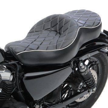 Двойное сиденье для Harley Davidson Sportster 1200 CB Custom 13-17 DB1 Seat Craftride