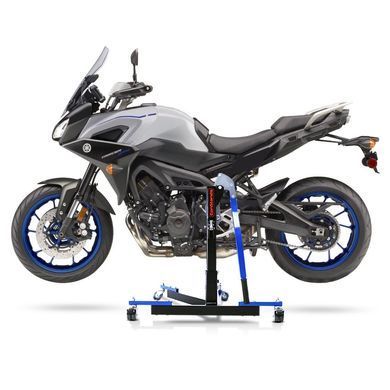 Центральная подставка ConStands Power-Evo, совместимая с Yamaha MT-09 Tracer 900 15-20 синего цвета