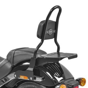 Спинка CSM Fix для Harley-Davidson Sport Glide 18-25 із багажником чорний Craftride