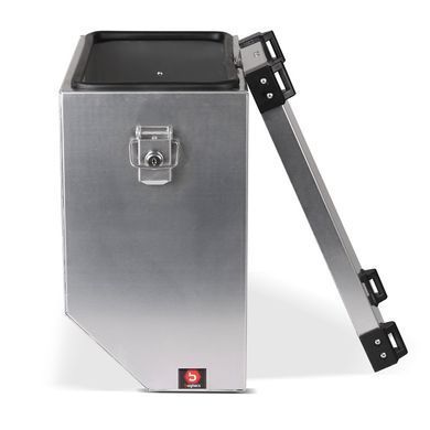 Комплект алюмінієвих кофрів Honda Transalp XL 600/ 650/ 750/ V Bagtecs Atlas 36 L з комплектом кріплення для багажника, Алюміній