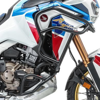 Комплект дуг верхньої нижньої XL + фари Honda Africa Twin Adventure Sports 1100 20-23 + сумки Motoguard чорний CB8